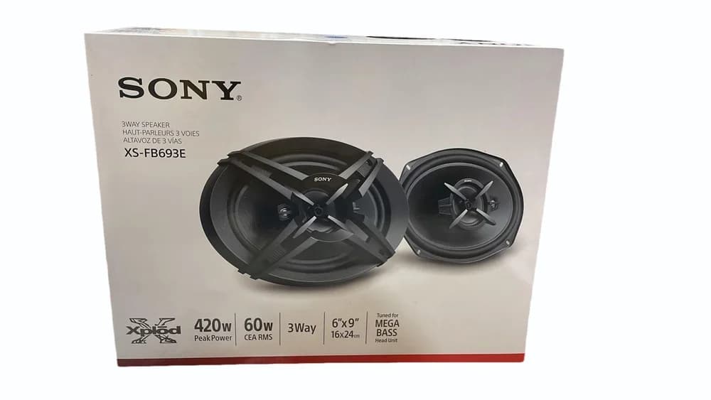 Sony 3 Way XS-FB693E Coaxial Car Speaker (420 W)